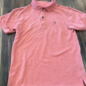 Calvin Klein, Boys (8) polo, Heather Mauve, Like New